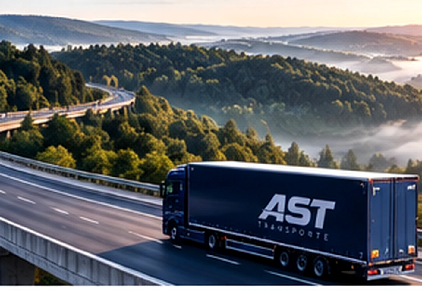 AST Fernverkehr – LKW auf europäischer Fernstrecke