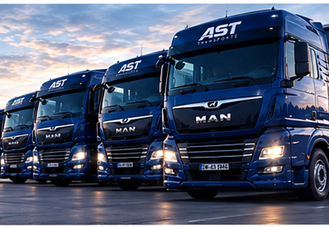 Teil- und Komplettladungen in der AST Logistik