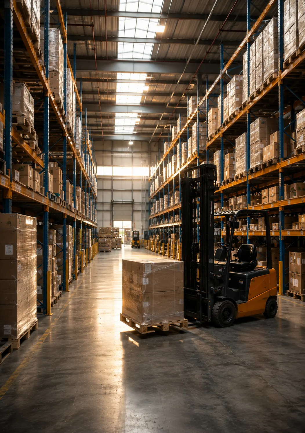 AST Logistik – Regallager und Kommissionierung in moderner Lagerhalle
